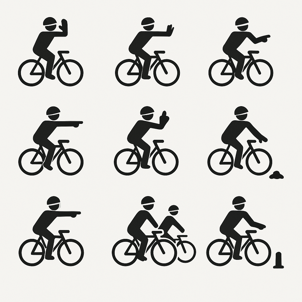 Veiligheidsrichtlijnen voor fietsen in groepen
