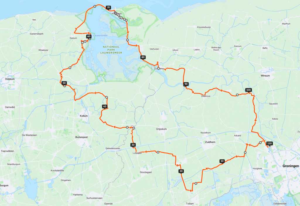 Energietocht 2025 – Lange route (L)