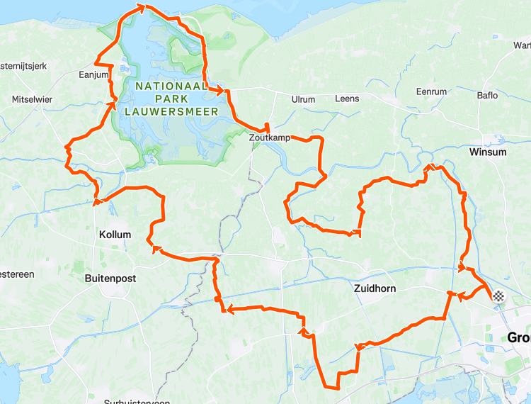 Energietocht 2025 – Extra Lange route (XL)